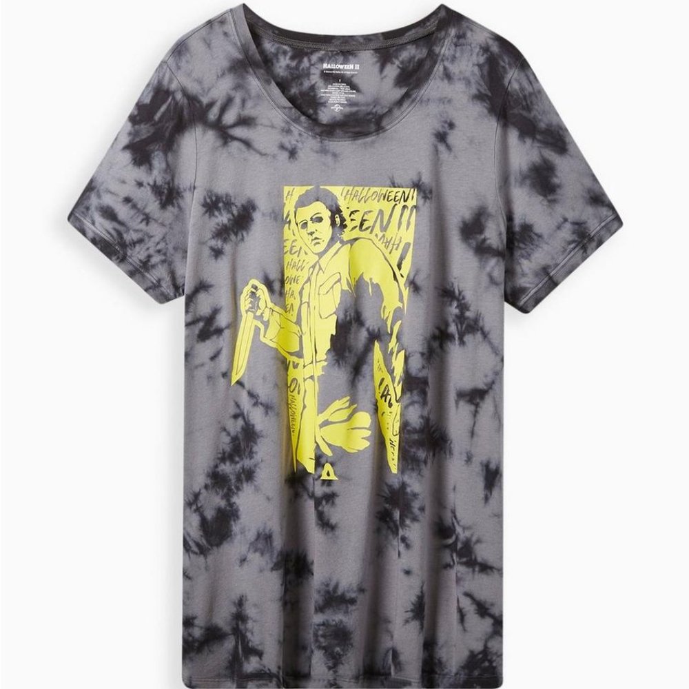 ❤️NWT TORRID TEE - MICHAEL MEYERS HALLOWEEN MOVIE COSTUME MONSTER KNIFE